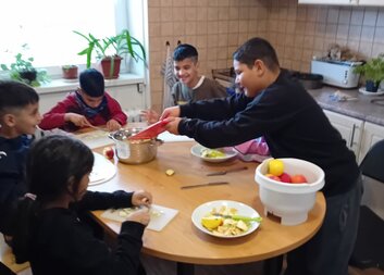 Domov sv. Moniky - Vaříme si pro sebe