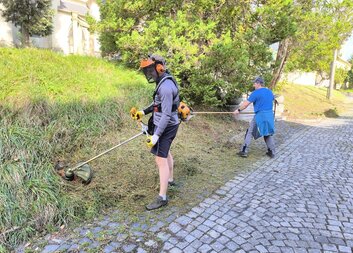 Pracovníci z Magny pomáhali v Domově sv. Vavřince